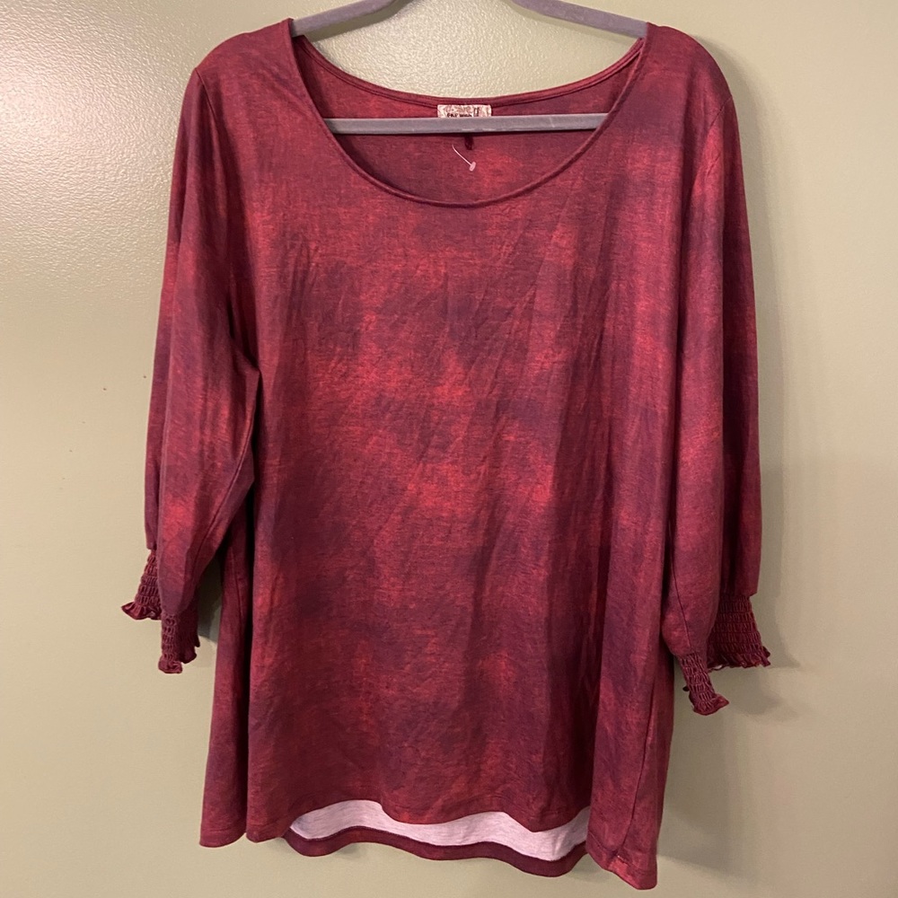 One World women’s plus size blouse
